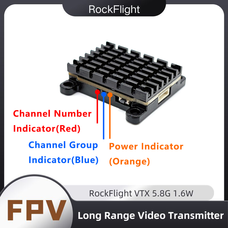 RockFlight TX663 VTX 5.8G 48CH - Drone Receiver recensie en prijs