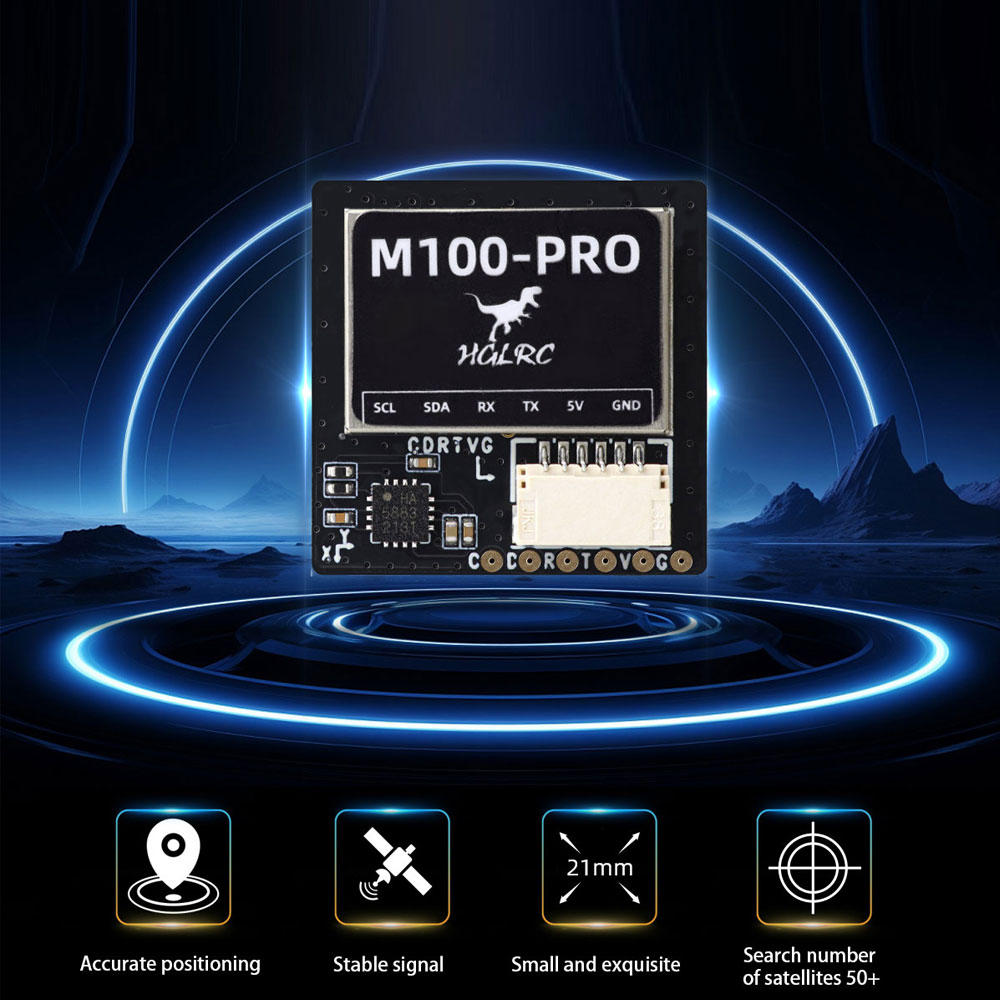 HGLRC M100 PRO GPS-chip B101 1 - Drone Compass recensie en prijs