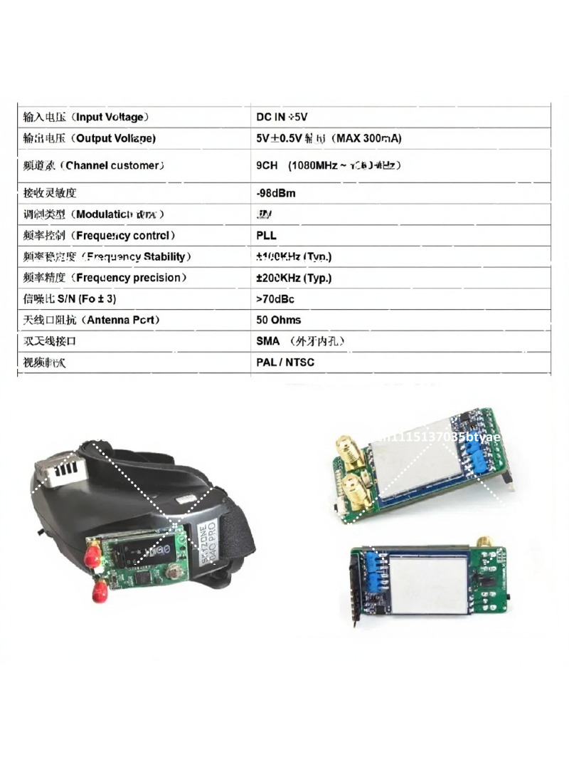 1.2G 1.3G Beeldtransmissie Dub - Drone Receiver recensie en prijs